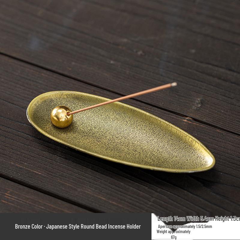 Fisherman Fishing Line Incense Holder: Indoor Tea Ceremony Ornament, Alloy Incense Burner Base.
