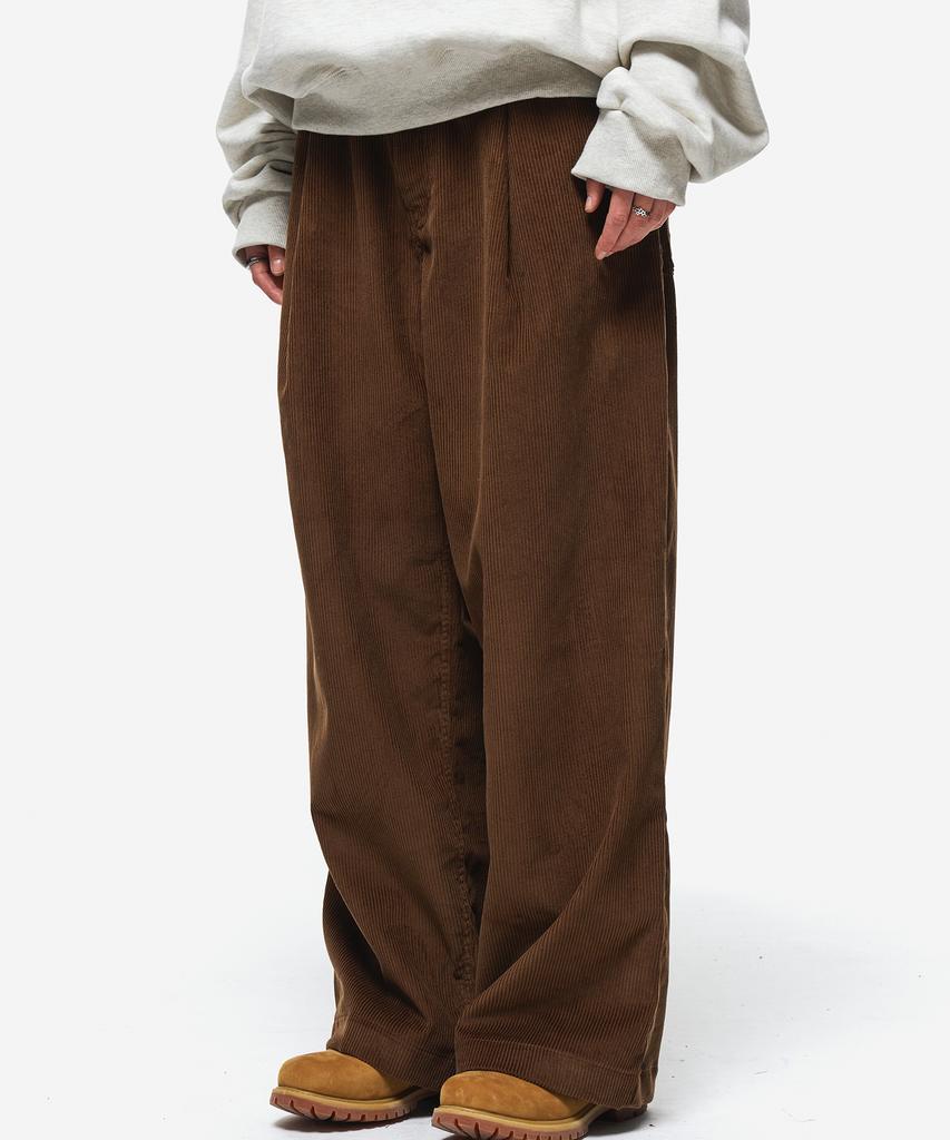 CPGN STUDIO Balloon Wide Corduroy Pants Dark Brown