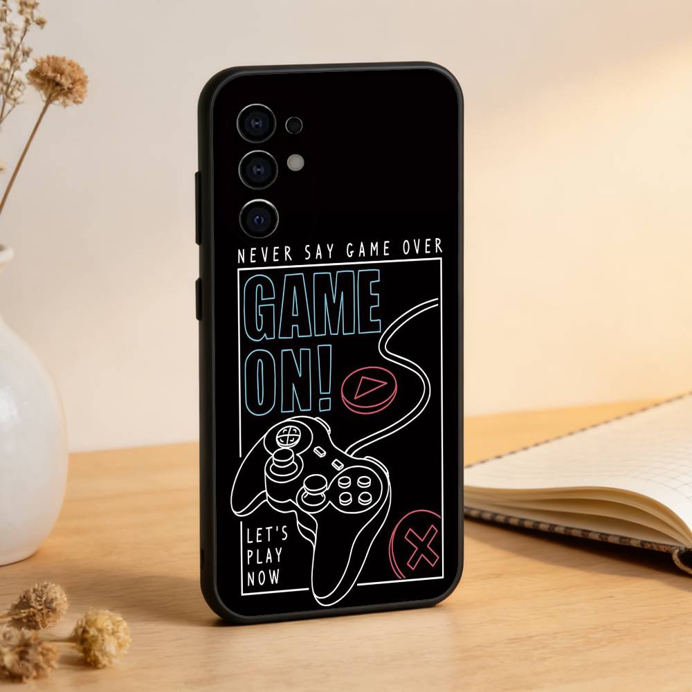 Game Controller Graphic-s Phone Case For Samsung S25,S24,S21,S22,S23,S30,Ultra,S20,Plus,Fe,Soft Silicone Black Cover