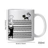 Funny Coffee Mug 350ml Secret Message Ceramic Cup Drinking Mug For Hot Cold Drinks Home Office Family Gatherings Party