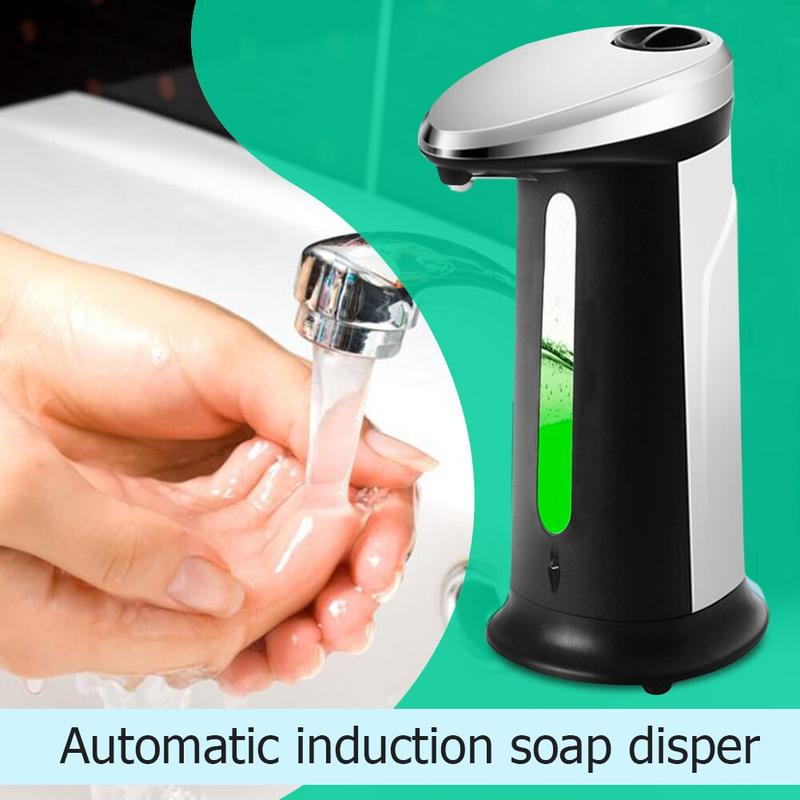 Soap Dispenser 400ml SMART SANGER Automatic Dispenser Touchless Disinfectant Dispenser de Jabon Bottle for Kitchen Soap Dispenser in Bathroom | Liquid