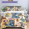 3-teiliges Gutes Freunde Tom & Jerry Bettwäsche-Set - Enthält 1 Bettbezug und 2 Kissenbezüge, Bequeme Bettwäsche mit Stilvollem Design für Schlafzimmer F016