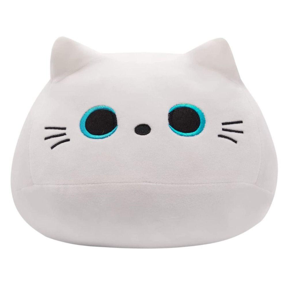 Cartoon Cat Head Cuddly Pillow Cushion Doll 10/30CM Plushie Stuffed Toys Soft Small Pendant  Girl