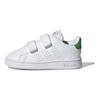 adidas Neo Advantage Antypoślizgowe Trwałe Niskie Buty do Chodzenia Buty Niemowlęce Białe Zielone GW6500