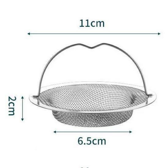 Stainless Steel Universal Sink Strainer: Kitchen Garbage Drain Basket & Vegetable Washing Filter