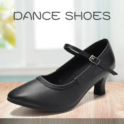 Modern Dance Shoes Women Waltz Dancing Shoes Heeled 5CM Latin Ballroom Shoes