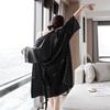 Sommer neue sexy Nachthemd rosa Leopardenmuster Nachthemd dünne Pyjamas Eis Seide Damen Loungewear kann draußen getragen werden