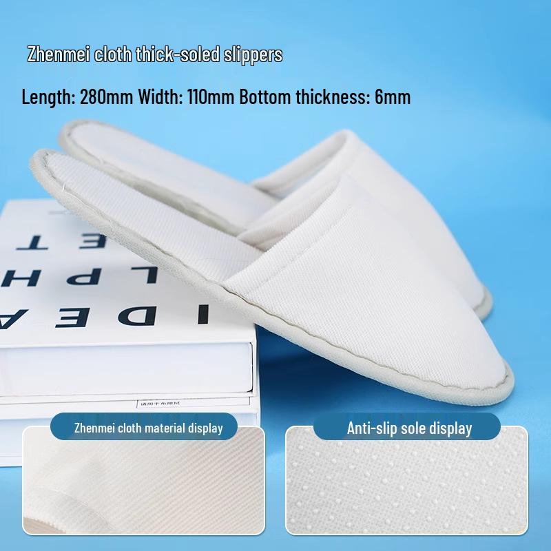 Luxuriöse rutschfeste Hausschuhe aus Korallenfleece für Hotels, B&Bs und Privatzimmer