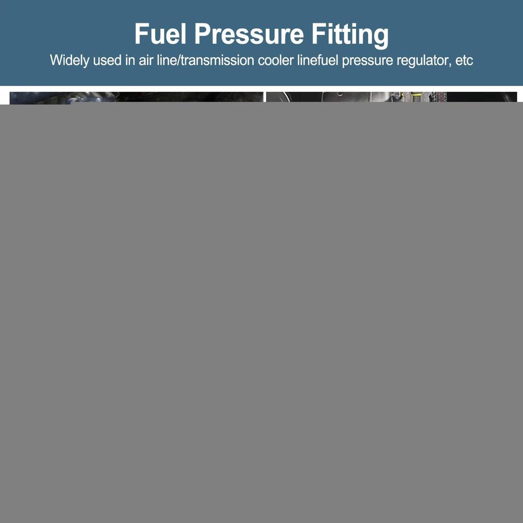 Jiimhte Hydraulic Gauge Fitting, Hydraulic Hose Female Connector to Hydraulic Hose Adapter Hydraulic Sensor