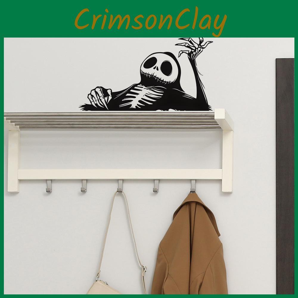 Lazy Halloween Skeleton Pattern Home Decoration Stickers For Walls And Cars