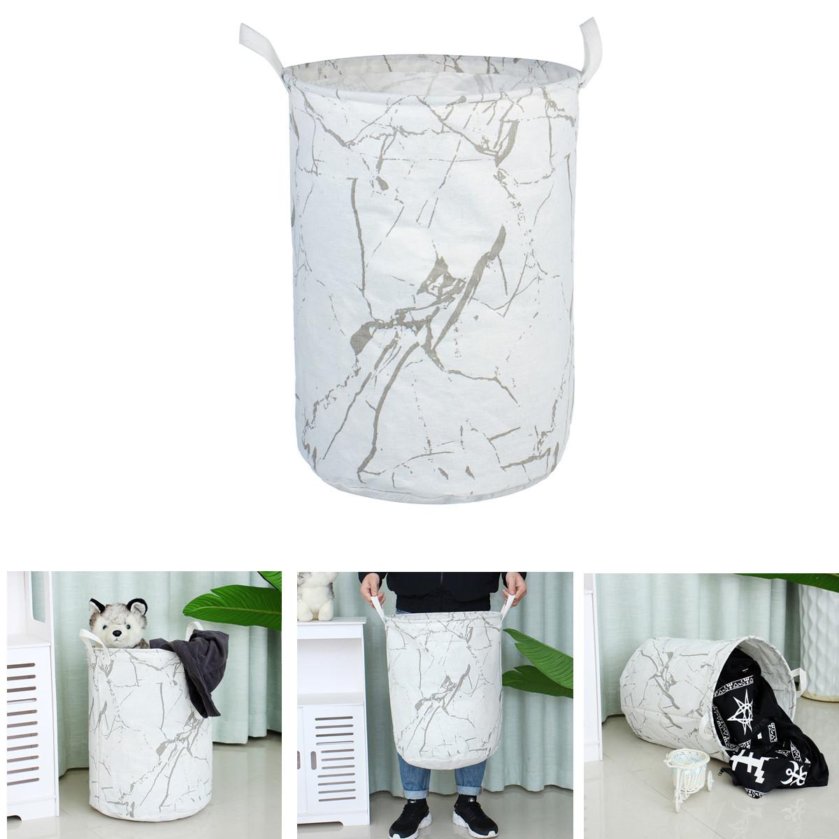 

16 стилей водонепроницаемая складная большая корзина для белья из хлопка и льна Большая емкость для белья Корзина для грязной одежды Органайзер Ведро Домашняя сумка для хранения