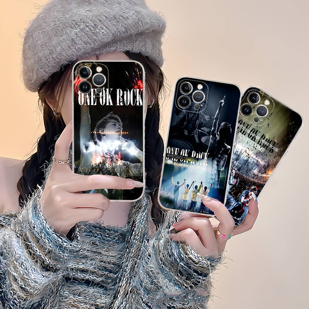 ONE OK ROCK Band Transparent Phone Case For IPhone 17 Air 16 Pro Max 15 14 13 12 11Plus Shockproof Cover