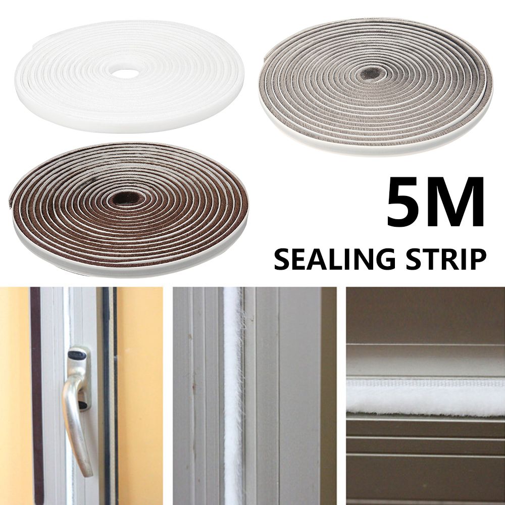 Door Window Self-adhesive Dustproof Weather Stripping Door Window Accessories Seal Tape Brush Strip