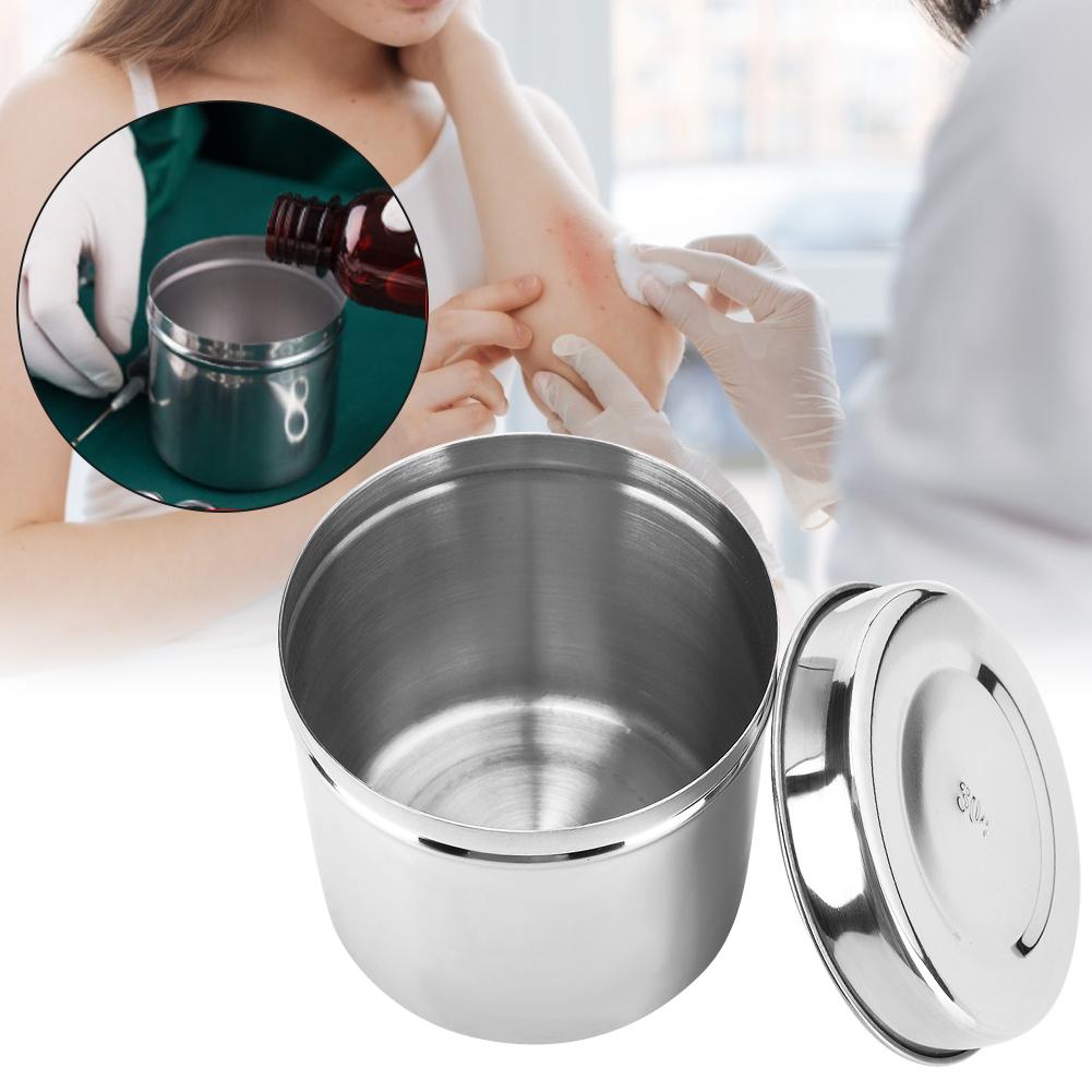 Edelstahl Medizin Salbentiegel Verbandwatte Anti Jod Behälter Für Krankenhaus Schönheit