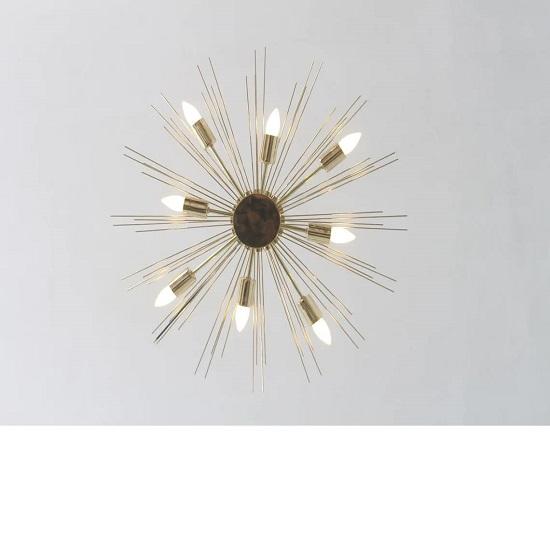 Wall Lamp Sconce Light 8 Light Wall Sconce Wall Light Fixtures Brass Sputnik Sconce Wall Lamp
