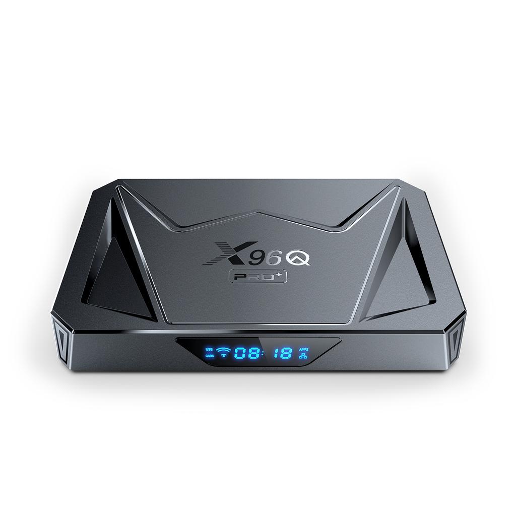 X96Q PRO+ Android 14.0 Smart TV Box H728 Octa-core 4K Media Player H.265 VP9 8K Decording Streaming