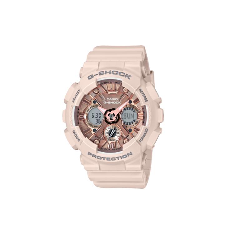 CASIO Unisex Pair Table Series Watch GA-100CF-1A9PR+GMA-S120MF-4APR