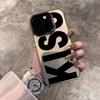 Personalized English Letters Kiss Laser IMD Phone Case For Xiaomi Redmi Note 14 Pro Plus 5G 13 12 11 10 Redmi 15C 14C 13C Cover
