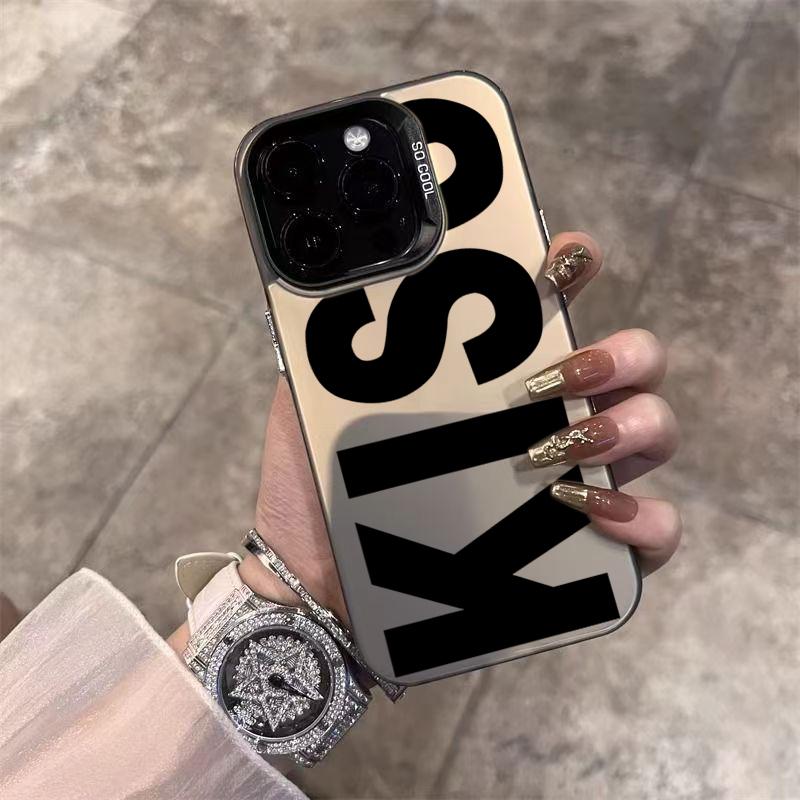 Personalized English Letters Kiss Laser IMD Phone Case For Xiaomi Redmi Note 14 Pro Plus 5G 13 12 11 10 Redmi 15C 14C 13C Cover
