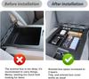 Jump Seat Front Center Console Organizer Ford F150 2015-2025 2025 Armrest Jump Seat Storage Box Tray Interior Car Accessories