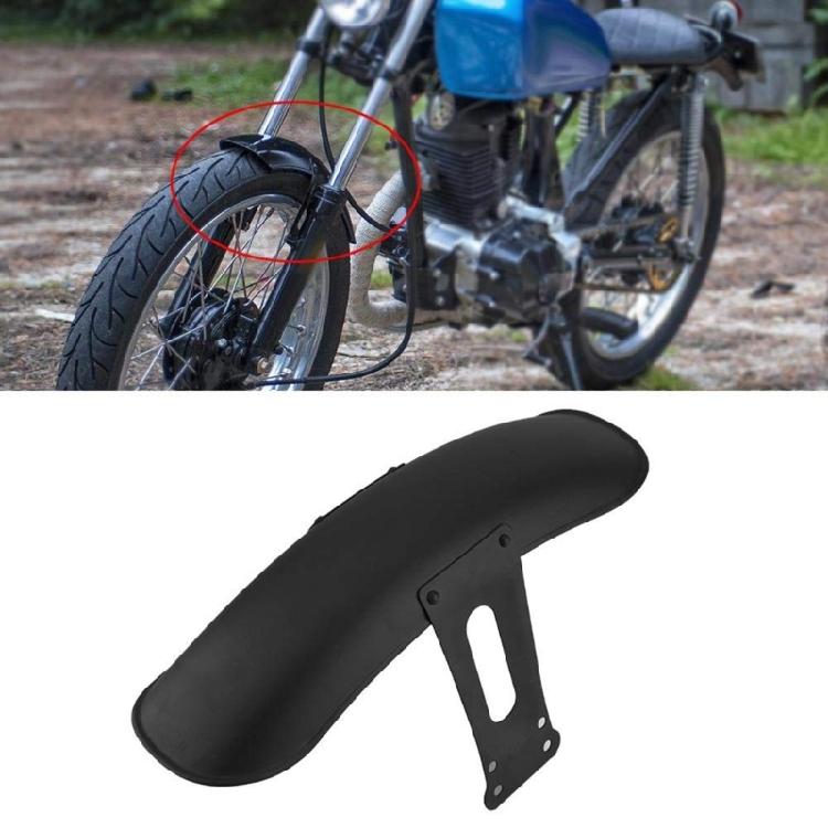 Weather Resistant Vintage Style Metal Front Fenders Mudguard Easy Install Suitable for CG125 Retrofits Motorcycles Bikes