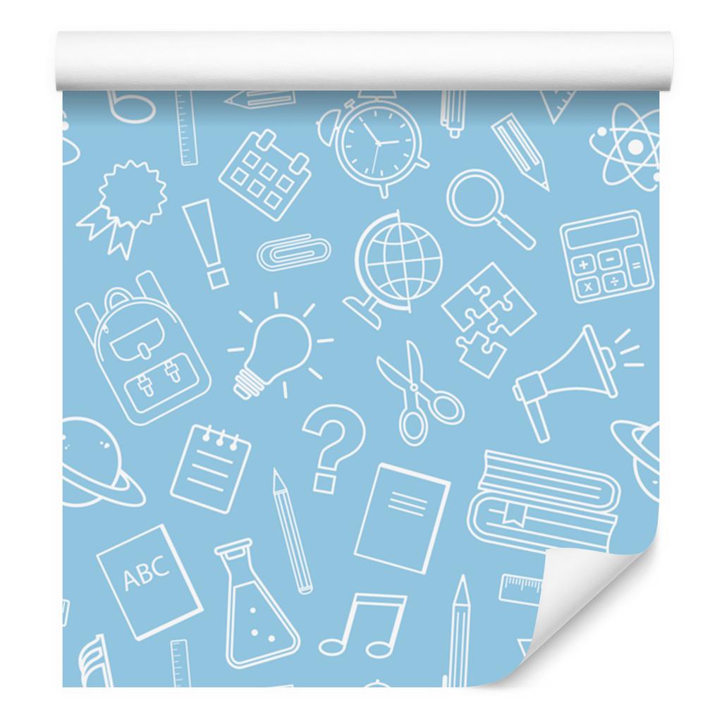 Wallpaper School Supplies Azure, Azure Center for Living Room and Bedroom 50x1000