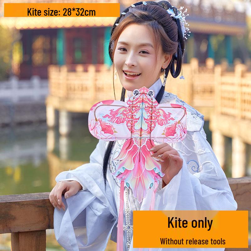 2026 Small Sand Swallow Bamboo Kite with Fishing Rod - Dance Costume Decoration Props for Kids