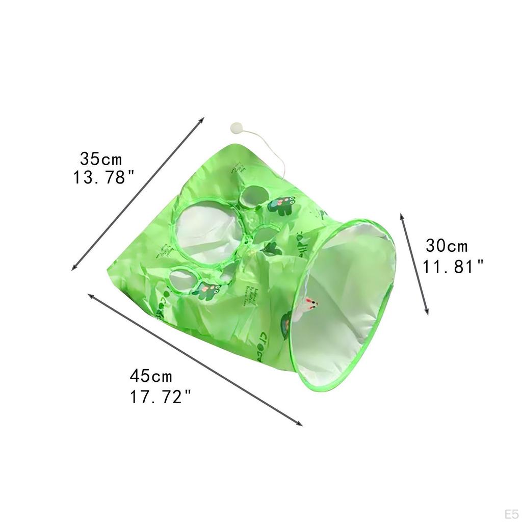 Cat Tunnel Bag, Puzzle Toy, Foldable Self Interactive Pet Tube Bag for