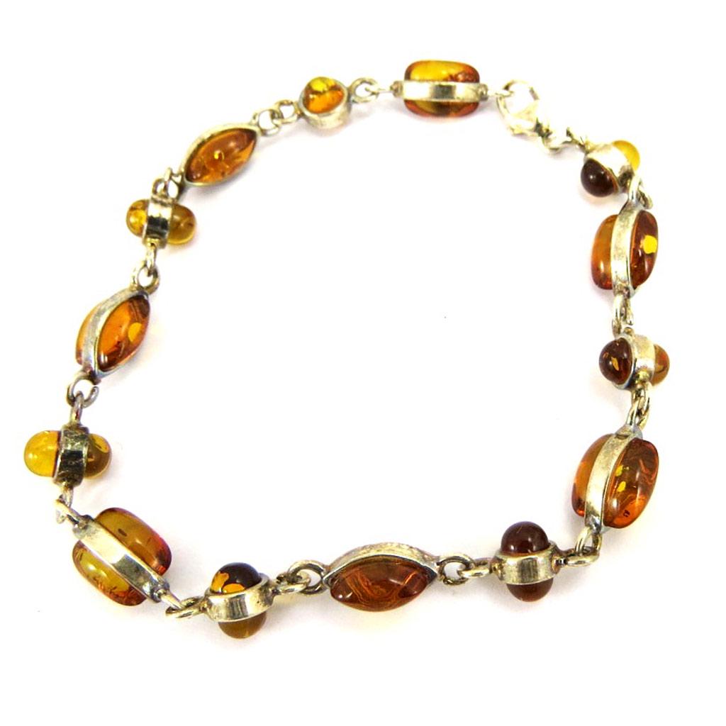 Les Trésors De Lily [L4422] - Silver Bracelet 'Inspiration' Amber