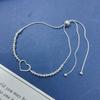 S925 Sterling Silver Heart Bracelet - Elegant, Minimalist, and Versatile Jewelry for Everyday Fashion