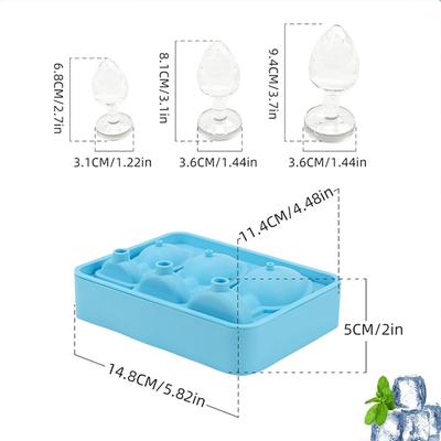 Moule à glaçons créatif en silicone Prank Plug anal en forme de bac à glaçons Réutilisable Drôle Cocktails Whisky Bière Boisson Fabricant de glaçons