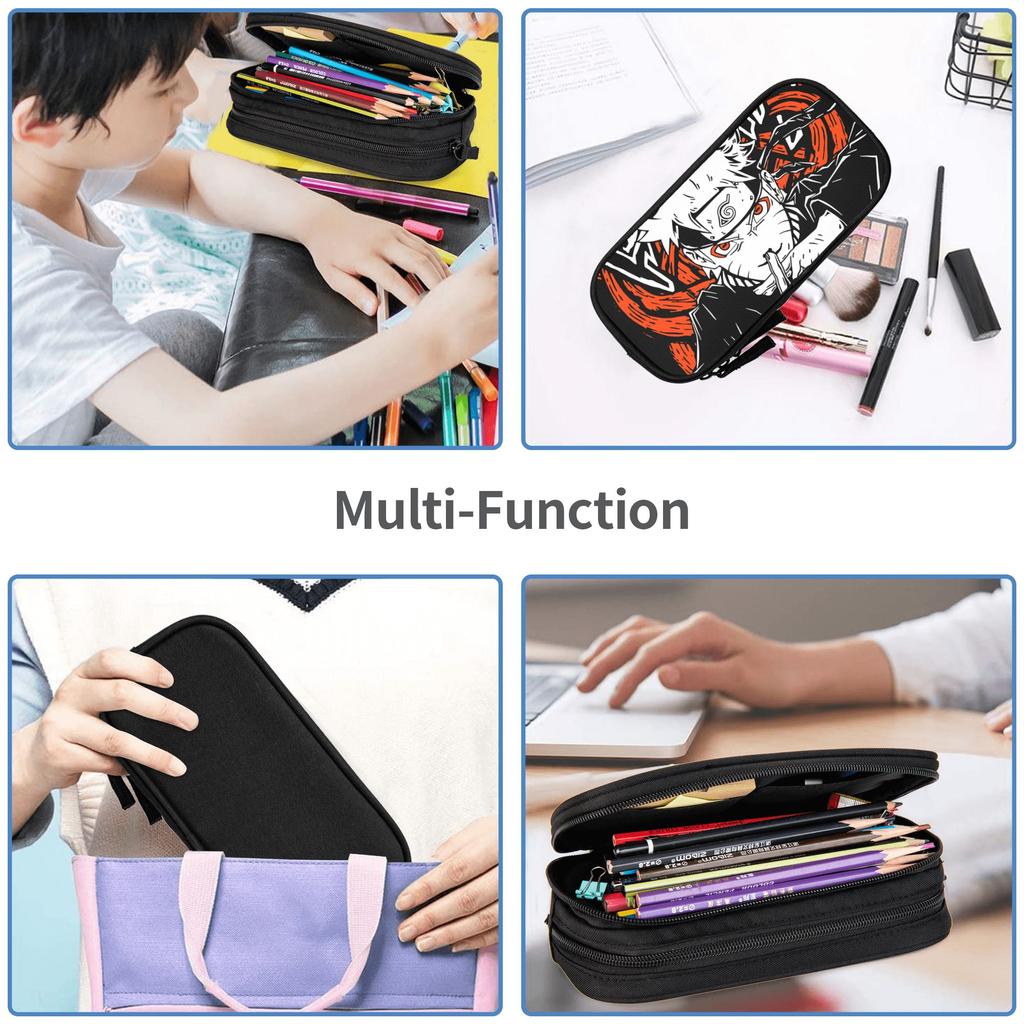 Custom Naruto anime comic Large Capacity Bags for Child Handheld Study Bag for Boys Gilrs Kids