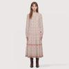 Vintage Flower Ethnic Long Dress T266mop153w