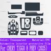 For CHERY TIGGO 8 PHEV 2025 Gearbox Panel Navigation Screen Automotive Interior TPU Protective Film Cover Anti-Scratch Sticke