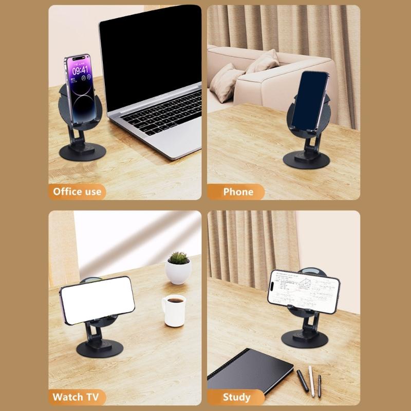 Desktop Stable Phone Holder Mobile Phone Stand Portable Tabletop Foldable Stand for Phone 16 15 14 Retractable Holder