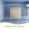 Chest Freezer Organizer Metal Wire Partition Container Storage Basket Efficient Organization Fresh Accessible Shelf Organizer