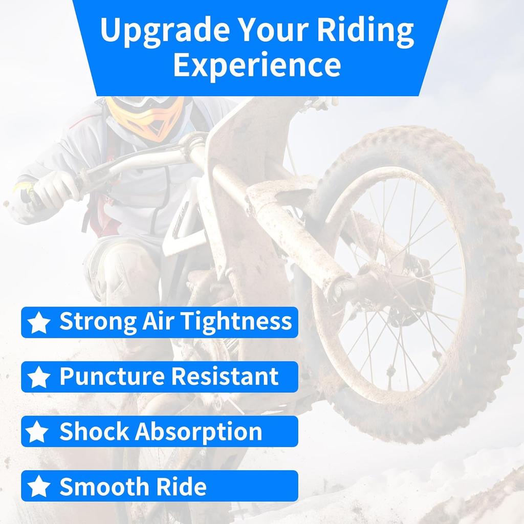 RUTU 12.5X2.75 12 1/2 X 2 3/4 Inner Tube For MX350 MX400 Rocket Electric Dirt Bike Scooter Stroller X-Treme X-560 EZip E-500 E-750 E-900