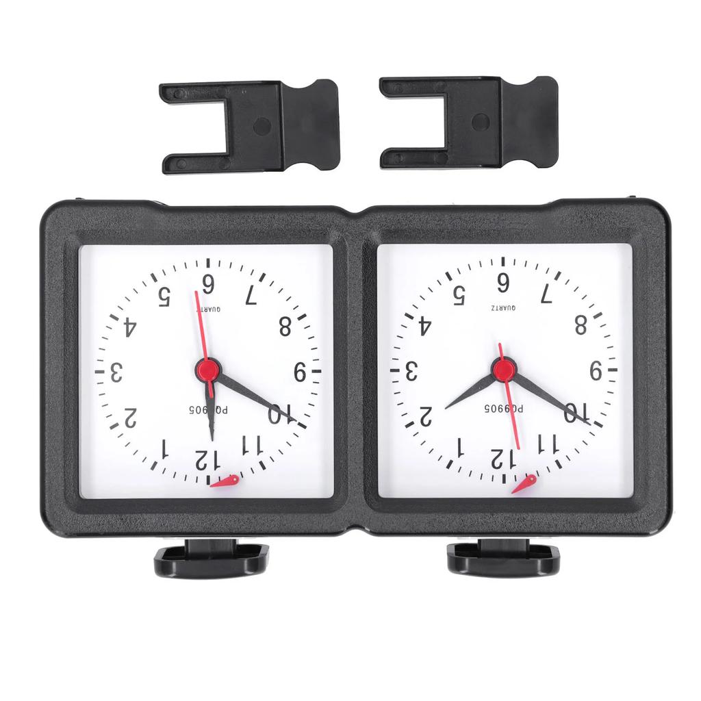 Analoge Uhr Zähl- und Countdown-Timer Stummschaltung Multifunktion Schach für Brettspiel-Wettbewerbswerkzeuge
