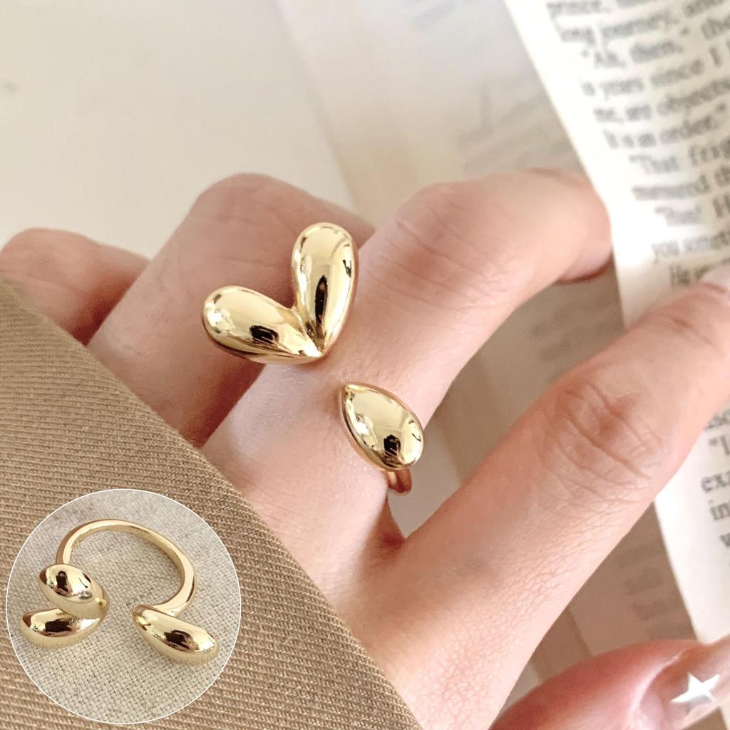 European-American S925 Silver-Plated Geometric Open Ring - Retro, Creative, and Stylish Index Finger Design for Women