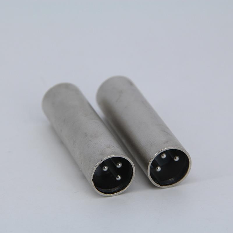 1pcs/2pcs 3 Pin 3pin XLR Male To XLR Male SIM Card and Adapters MIC Power Microphone for Plug Connector Adapter