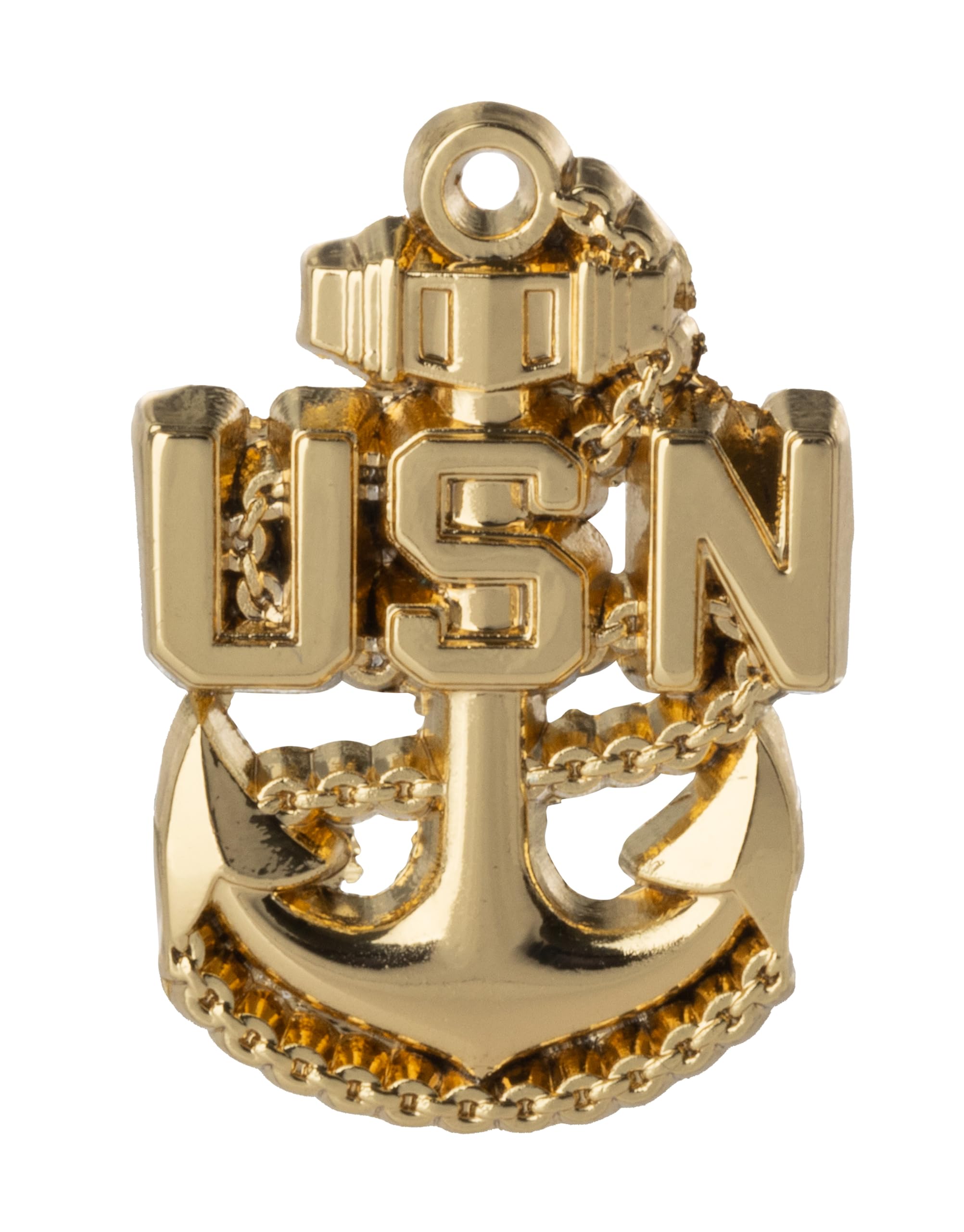 

ВМС США USN Старший мичман 1 дюйм Значок на лацкан, CPO, Без драгоценного камня