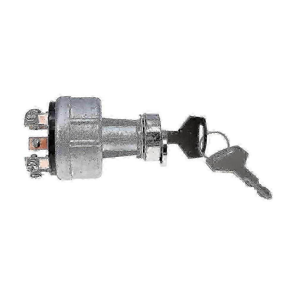 Ignition Switch Compatible with Takeuchi Excavator Digger Models H806 and Others, Includes 2 Keys for Convenience