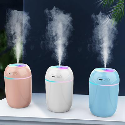 300 ml Luftbefeuchter Ultraschall Mini Aromatherapie Diffusor Tragbare Sprayer Usb Ätherisches Öl Zerstäuber Led Lampe Für Auto Hause