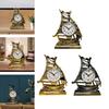 Desk Clock Sailing Figurine Table Clocks for Bedrooms Office Living Room