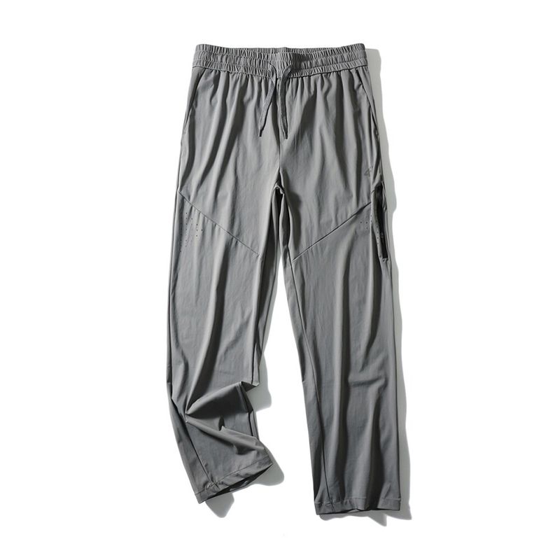 Outdoor Sports Ice Silk Cool Feeling Mesh Quick-Dry Pants Men's Summer Thin Straight Pants Foreign Trade Men's Casual Trousers
