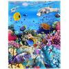 Cartoon tropische Fische digital bedruckt Polyester Schlafzimmer Samt Flanell Decke Vlies weiche Sofadecken für Betten