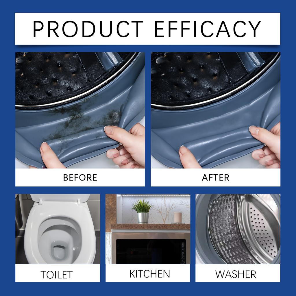Kitchen And Bathroom Cleaning Gel Multi Purpose Stain Remover For Grout Sink Tile Mold Removal Clings To Vertical Surfaces