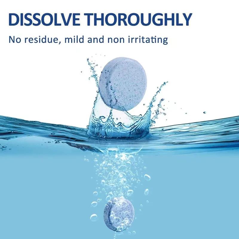 Car Windshield Glass Solid Cleaner Windscreen Wiper Effervescent Tablets Toilet Cleaning Accessories So