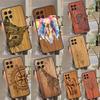 Natural Bamboo Wood Pattern Print Case For Samsung Galaxy M53 M33 M23 M13 M14 M34 M54 M12 M22 M32 M52 M11 M51 M30s M31s Cover