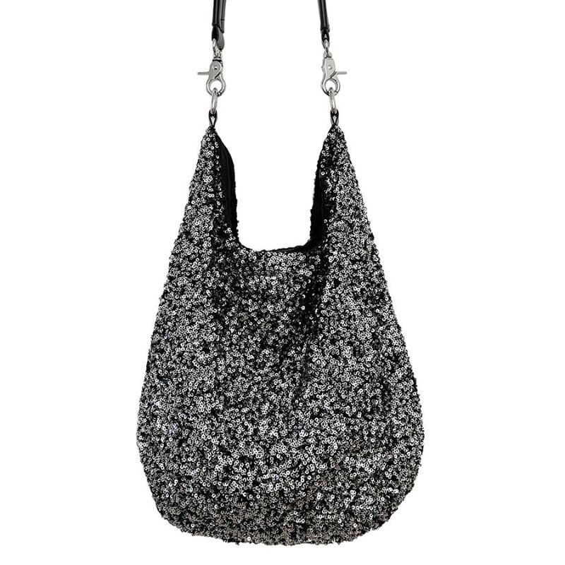 New Shoulder Bag Women's Commute Wind Tote Bag Large Capacity Women's Leisure Temperament Sequin Bag